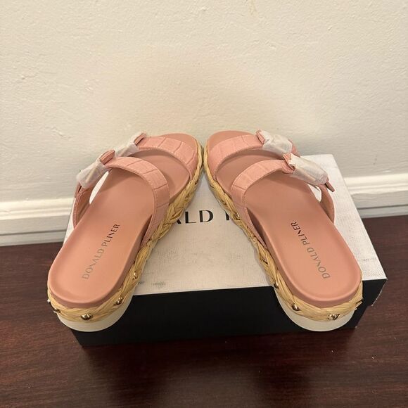 Donald Pliner platform slide  leather sandal size 6 and 7, NWT - Picture 10 of 14